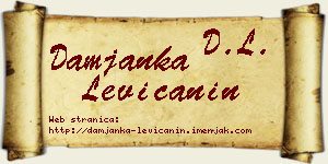 Damjanka Levičanin vizit kartica